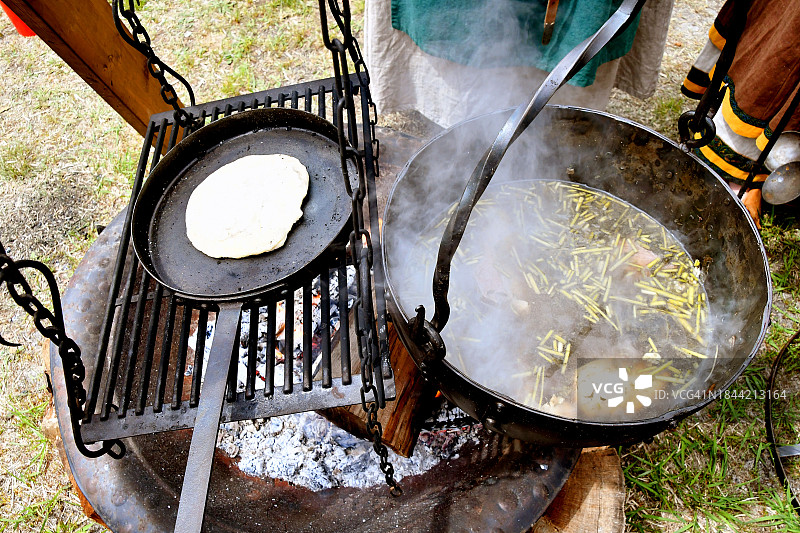 户外烹饪图片素材