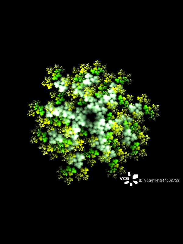 绿黄色抽象模板图片素材