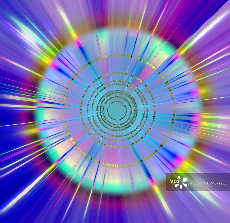 紫色和淡紫色背景上同心椭圆的光漩涡图片素材