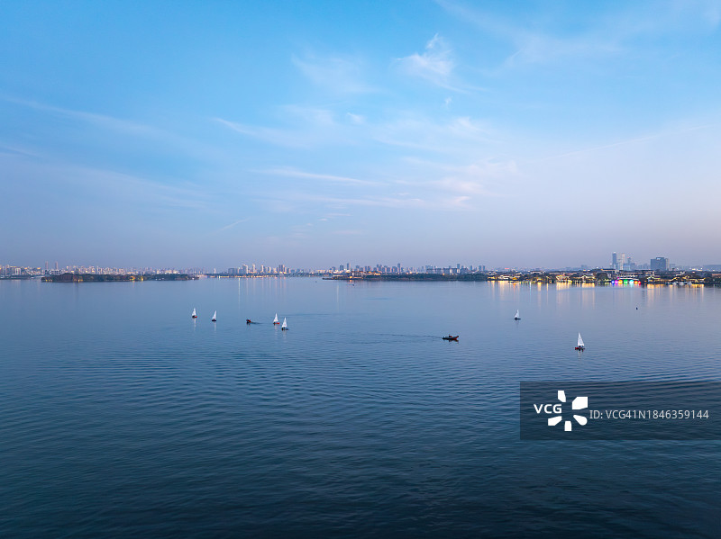 苏州金鸡湖景区图片素材