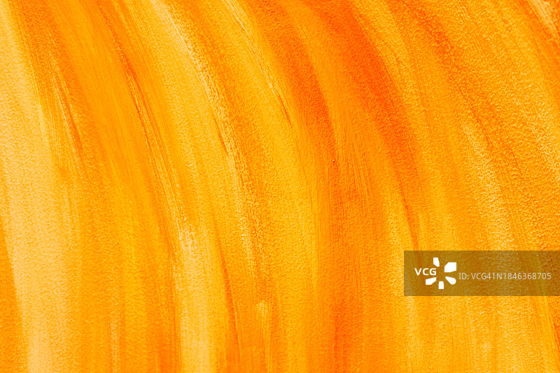 黄色橙色油漆笔刷纹理背景图片素材