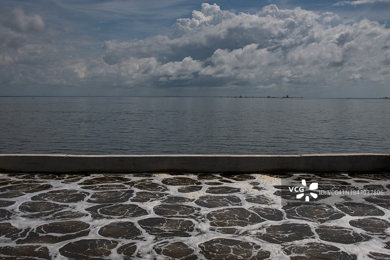 虾场的水处理厂图片素材