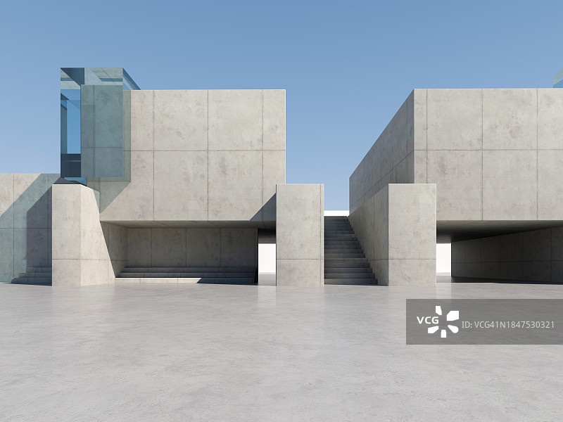 空旷的建筑背景图片素材