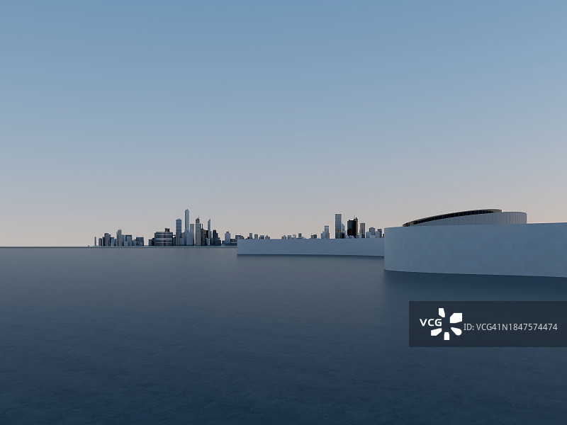 屋顶和停车场图片素材