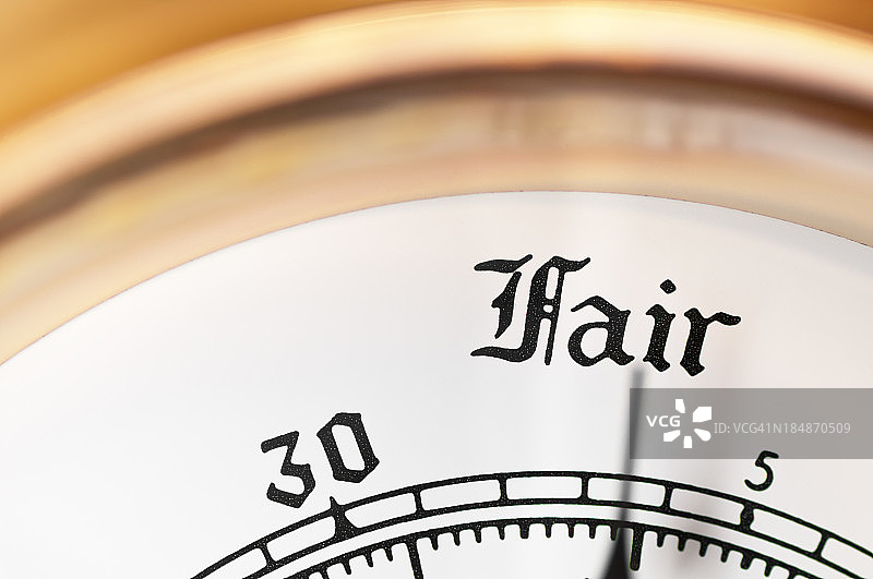 晴天气压计图片素材