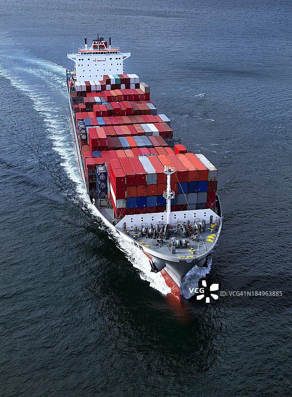 集装箱船图片素材