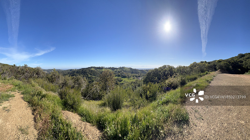加利福尼亚州Cupertino全景图片素材