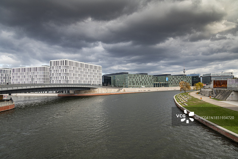 柏林施普雷河风光图片素材