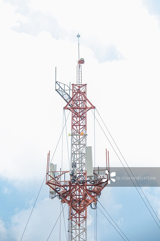 墨西哥城通信塔及设备图片素材