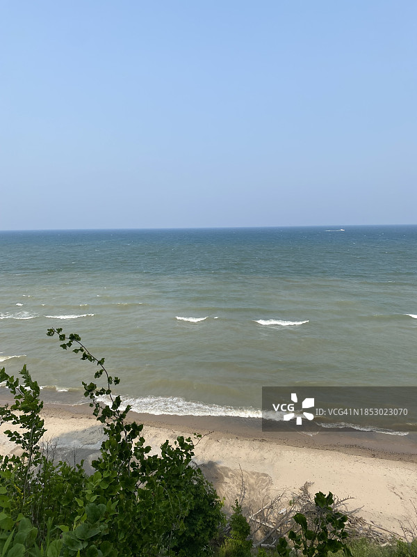 美国密歇根州卡斯科镇区海景图片素材