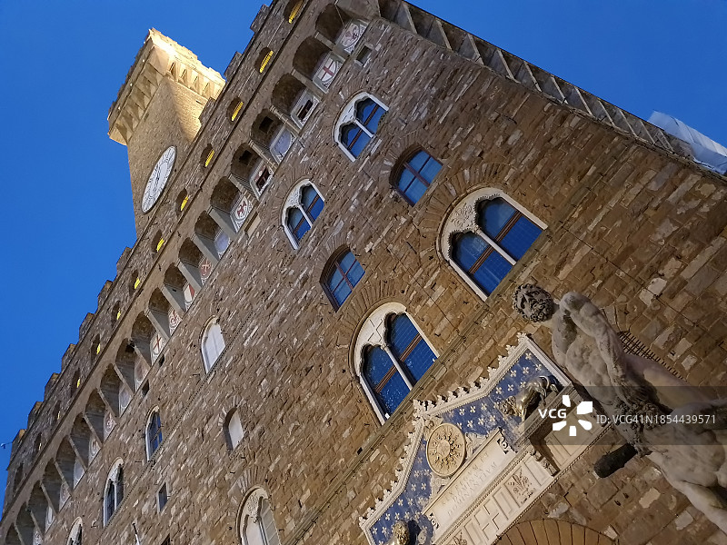 意大利佛罗伦萨的韦奇奥宫图片素材