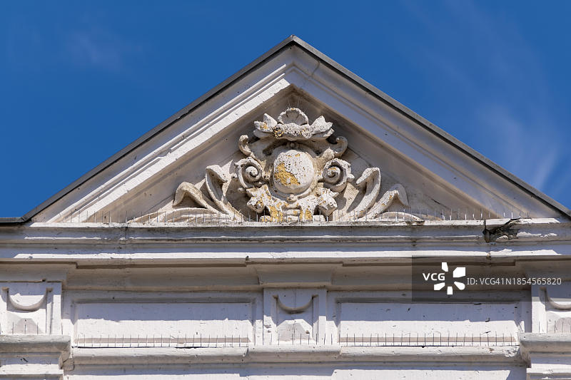 德国开姆尼茨卡斯贝格新艺术风格房屋外墙装饰（萨克森州）图片素材