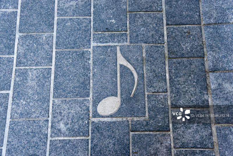 法国翁弗勒尔的便签石图片素材