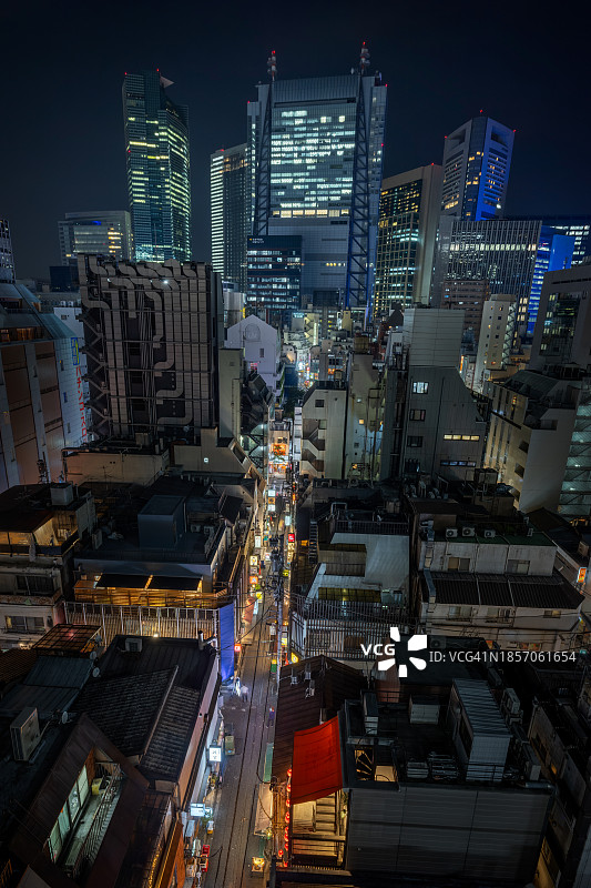 东京夜景，日本图片素材