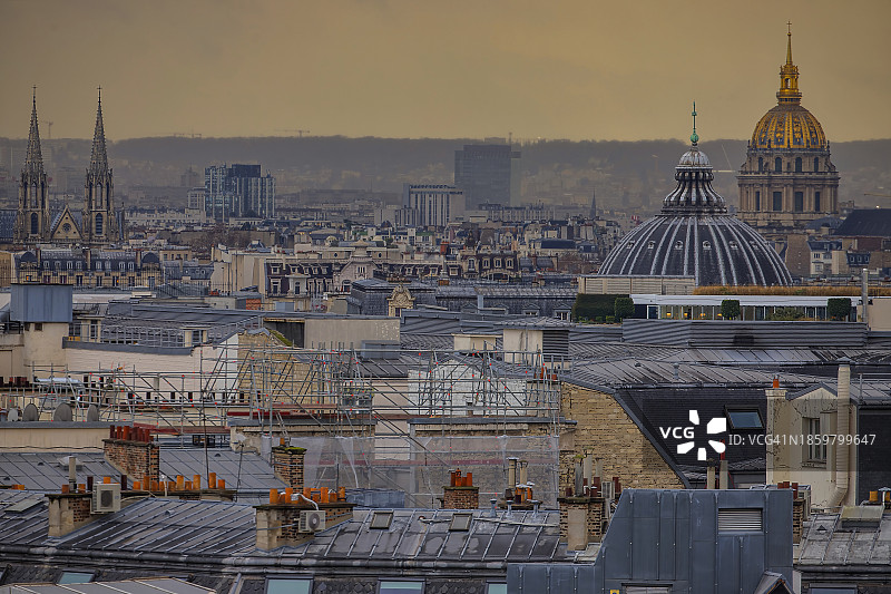 法国法兰西岛巴黎风光图片素材