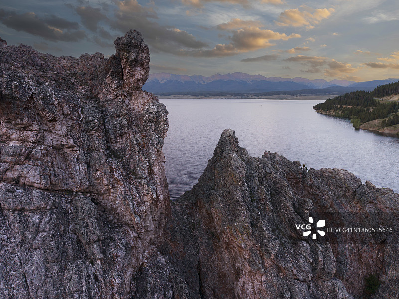 科罗拉多州泰勒水库图片素材