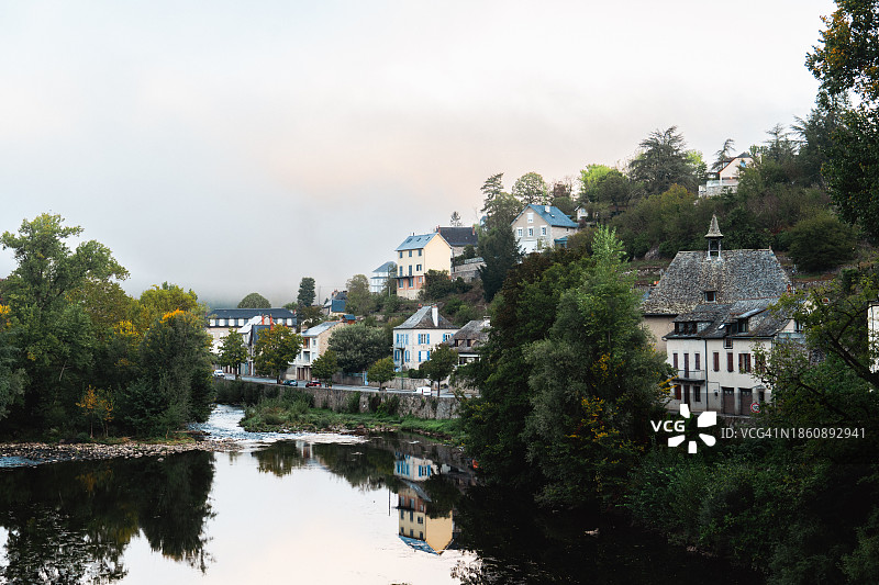 法国乡村小镇图片素材