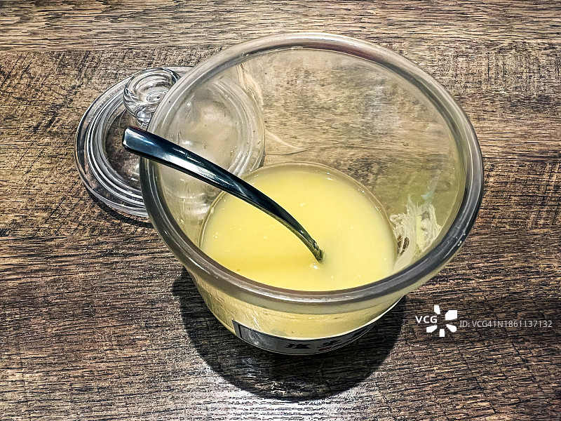 用于广州馄饨的磨碎姜汁图片素材