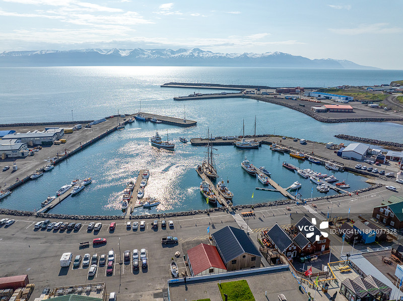冰岛胡萨维克航拍图片素材