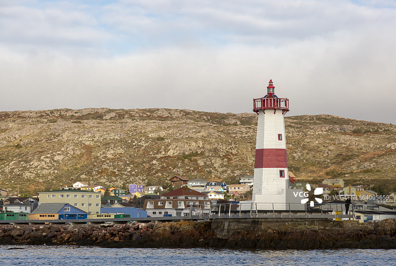 海边小镇的灯塔图片素材