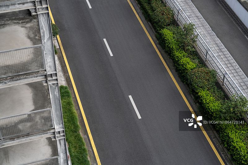 道路高角度照片图片素材
