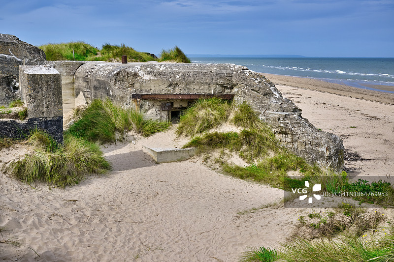 法国诺曼底犹他海滩图片素材