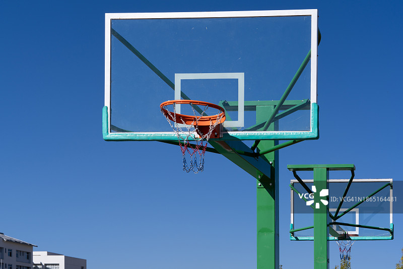 篮球框特写图片素材