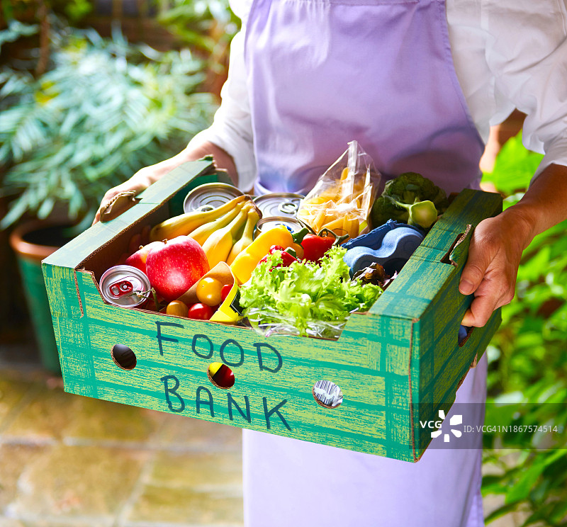食物银行配送图片素材