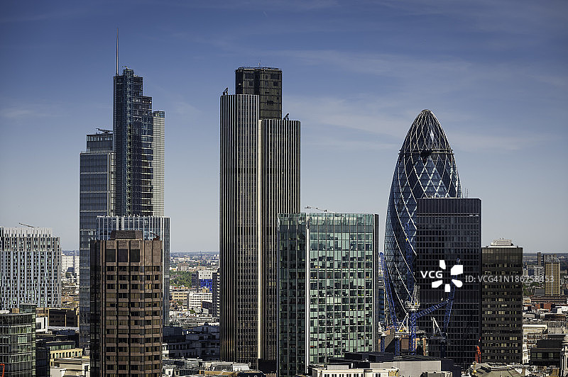 英国伦敦金融区摩天大楼图片素材