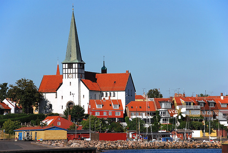 博恩霍尔姆岛的伦讷图片素材