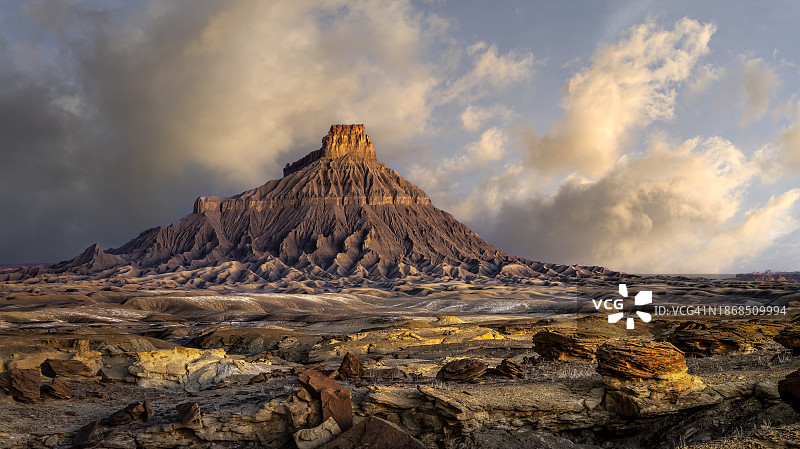 犹他州岩层景观图片素材