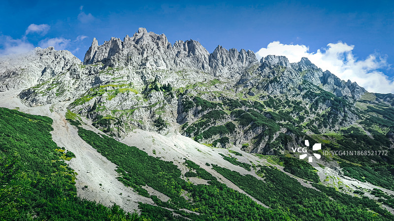 埃尔毛蒂罗尔奥地利山脉的风景图片素材