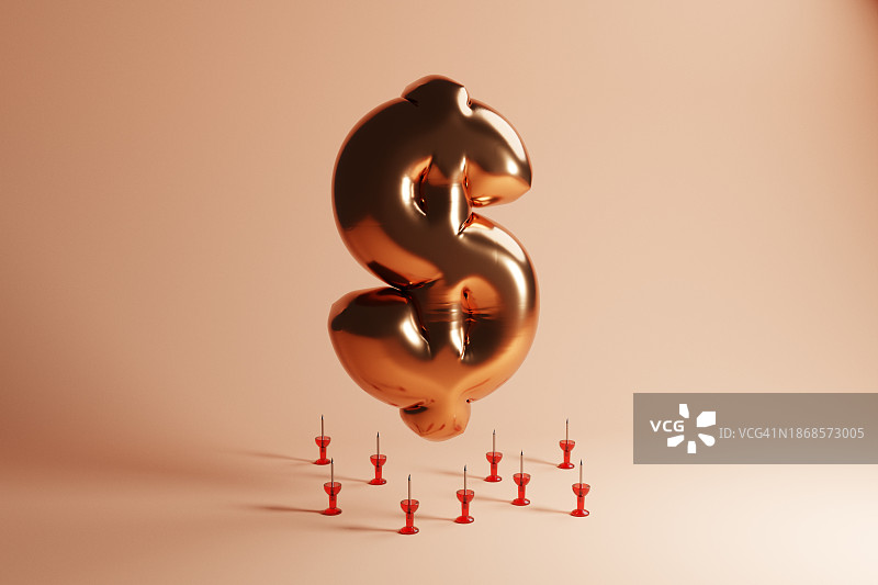 通货膨胀的经济概念图片素材