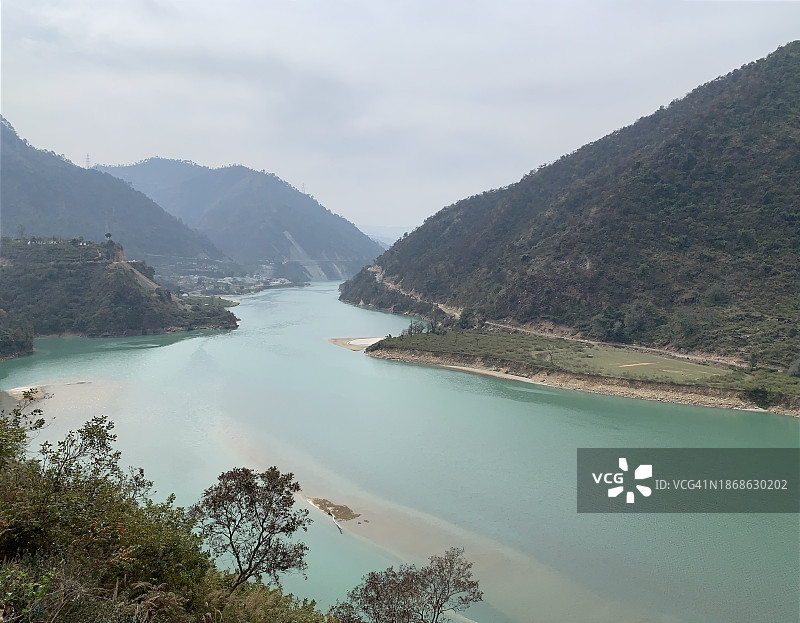 印度湖光山色风光图片素材