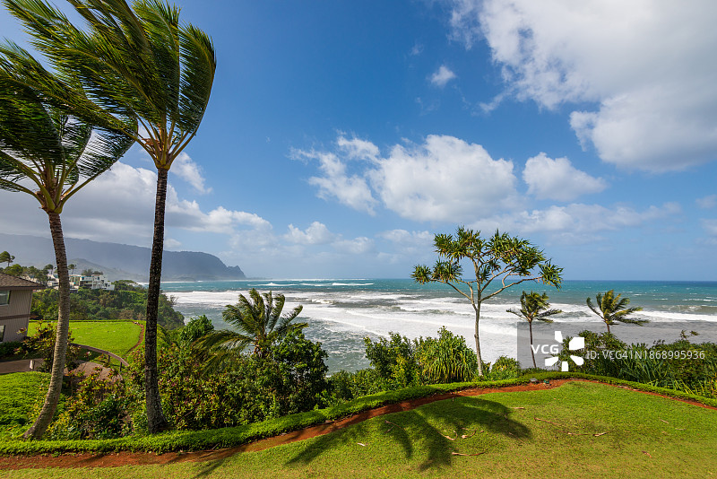 可爱岛帕利科库阿度假村，美国夏威夷图片素材
