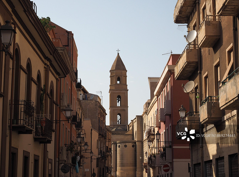 意大利卡利亚里城堡区图片素材