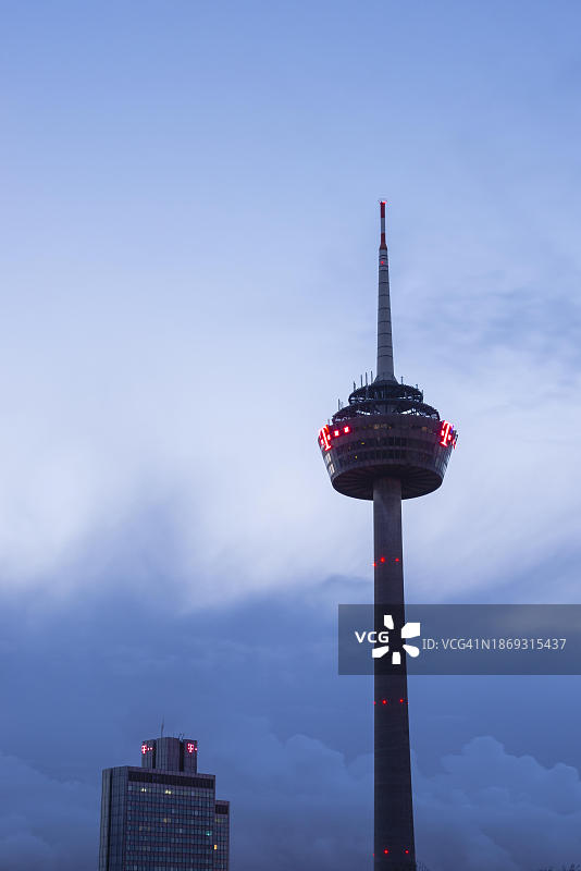科隆电视塔，德国北莱茵-威斯特法伦州，欧洲图片素材