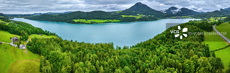 奥地利萨尔茨卡默古特湖图片素材