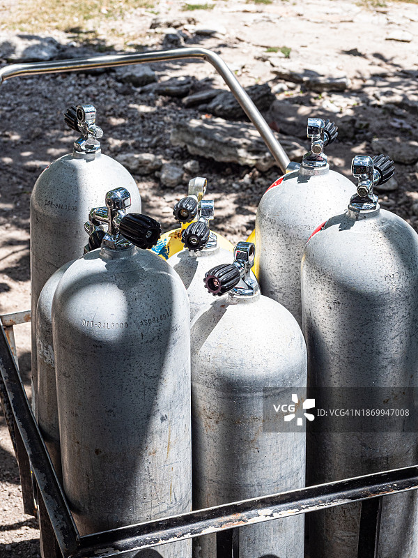 水肺潜水气瓶图片素材