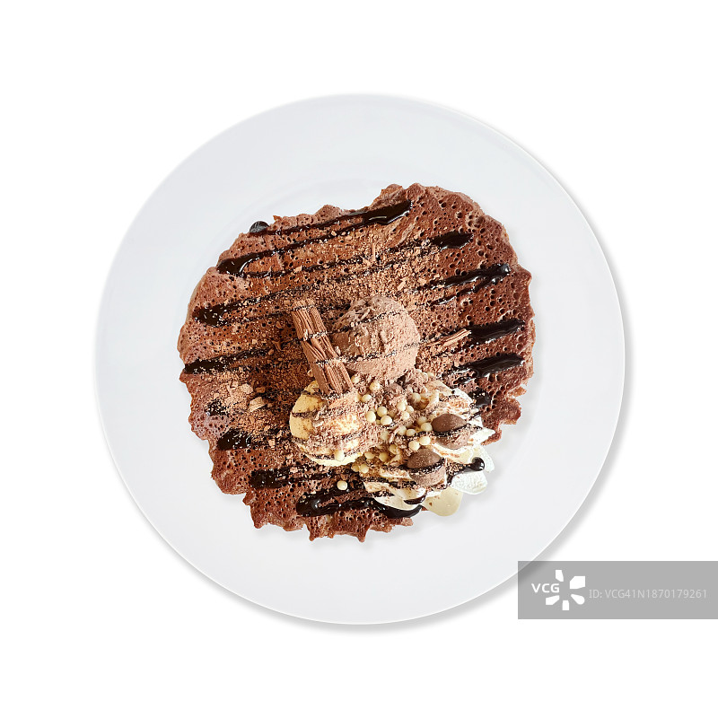 巧克力薄煎饼图片素材