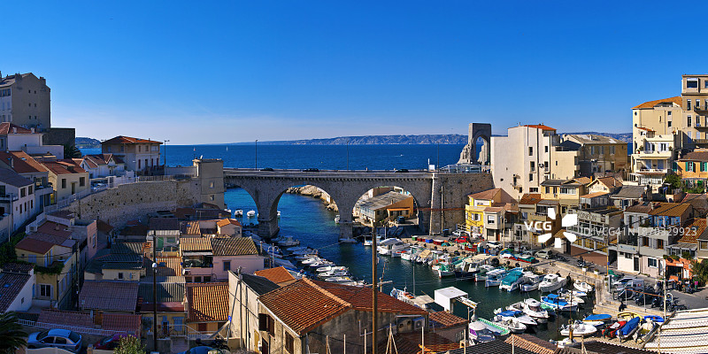 罗朗·吉劳杜作品：隆河河口马赛奥夫斯海港图片素材