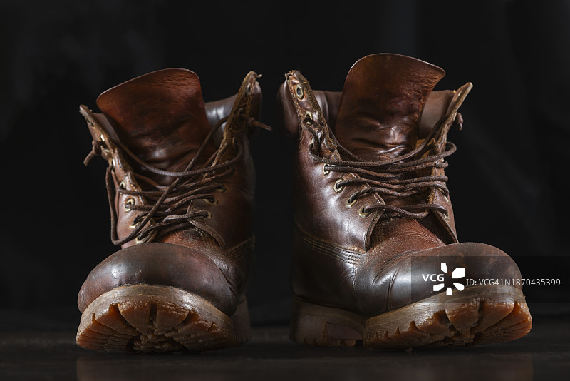 皮革靴子图片素材