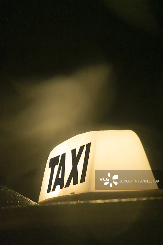 出租车标志图片素材