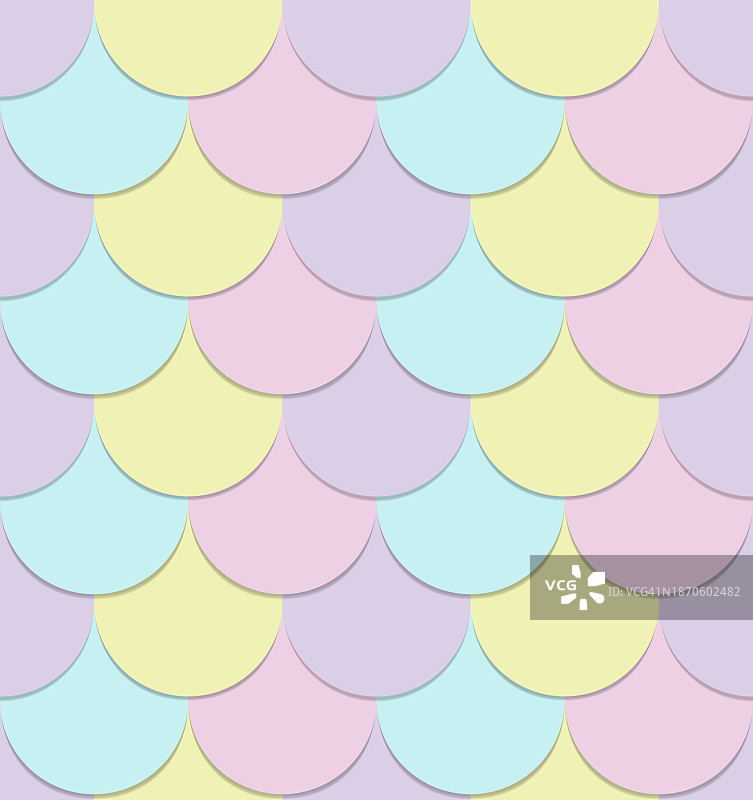 鱼鳞纹理无缝图案背景图片素材