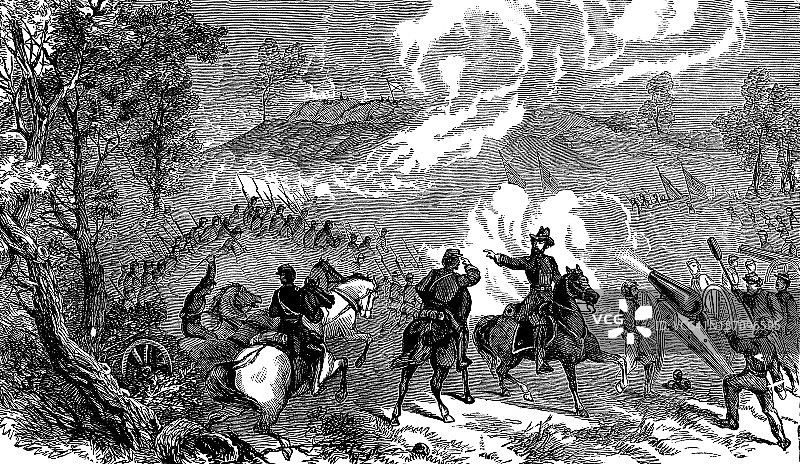 1863年葛底斯堡战役图片素材