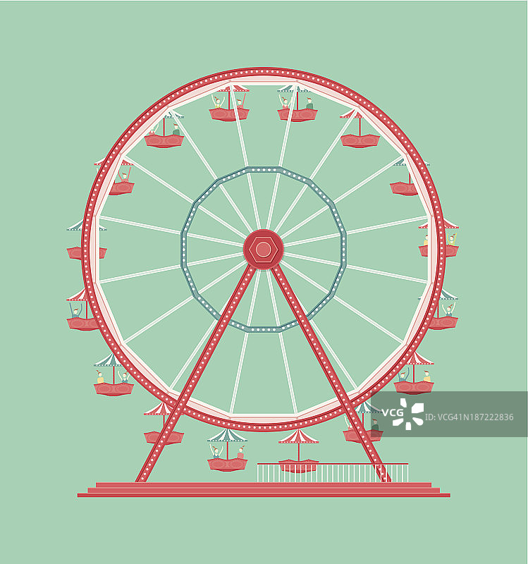 摩天轮图片素材