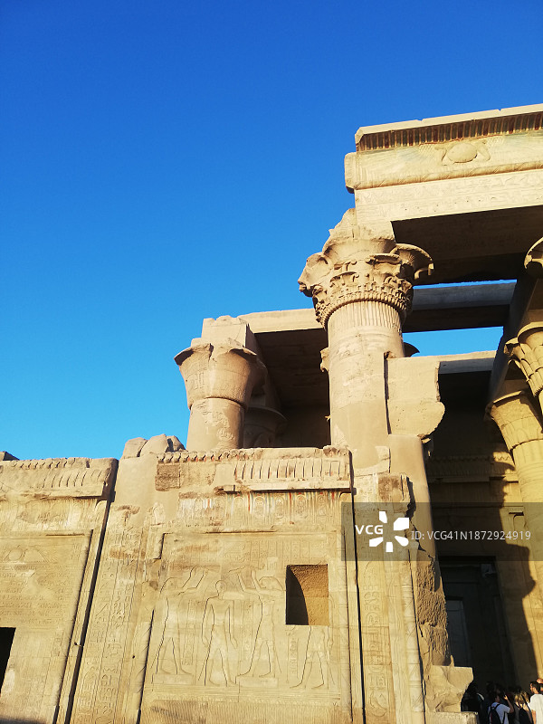 古埃及建筑：阿斯旺省康翁波双神殿图片素材