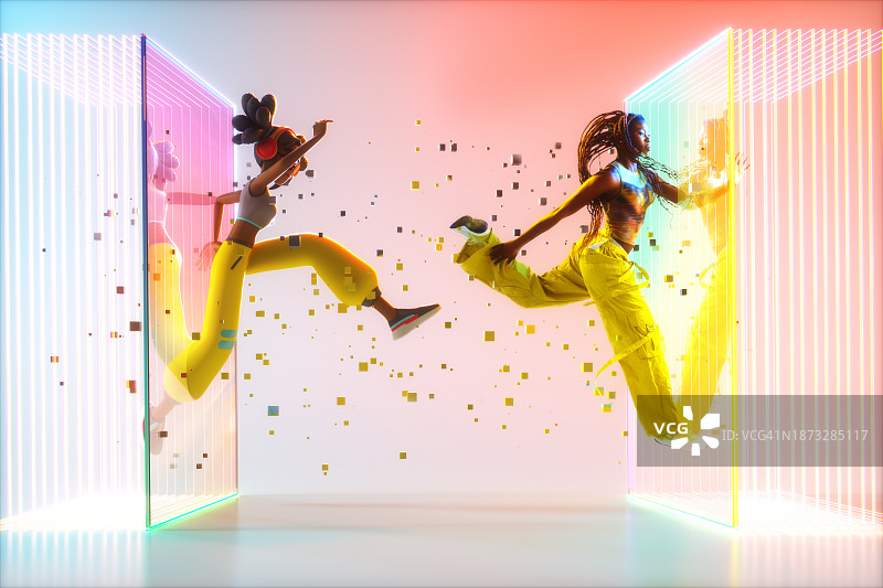 穿越元宇宙传送门图片素材