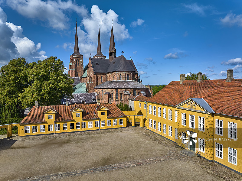 丹麦罗斯基勒大教堂图片素材