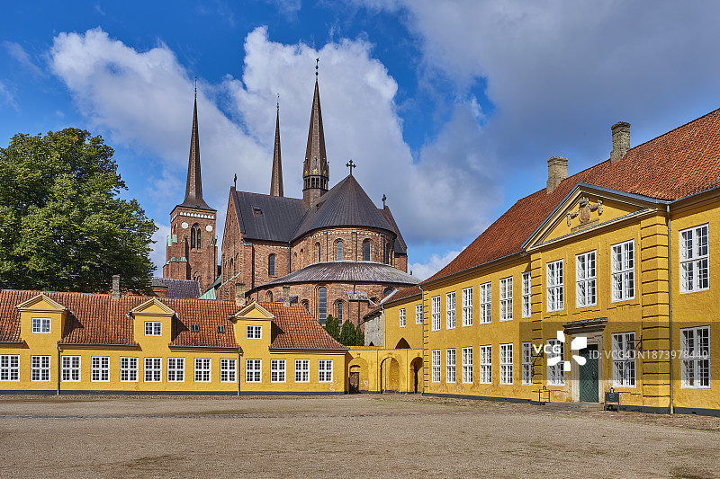 丹麦罗斯基勒大教堂图片素材